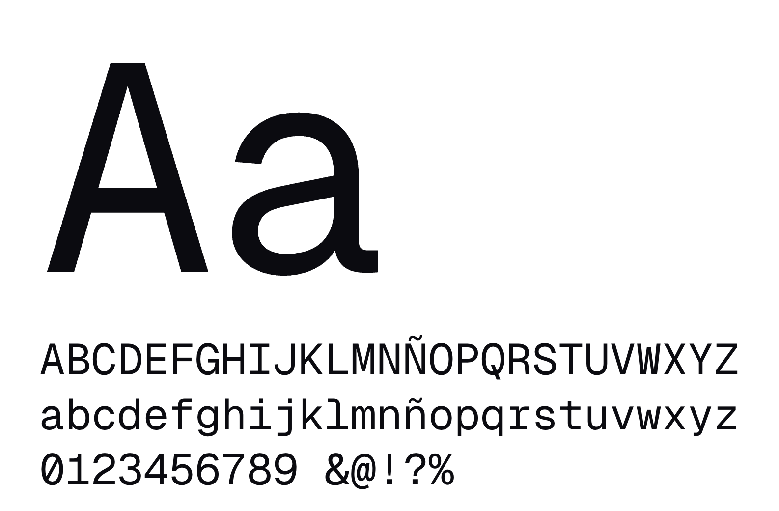 Geist Mono specimen
