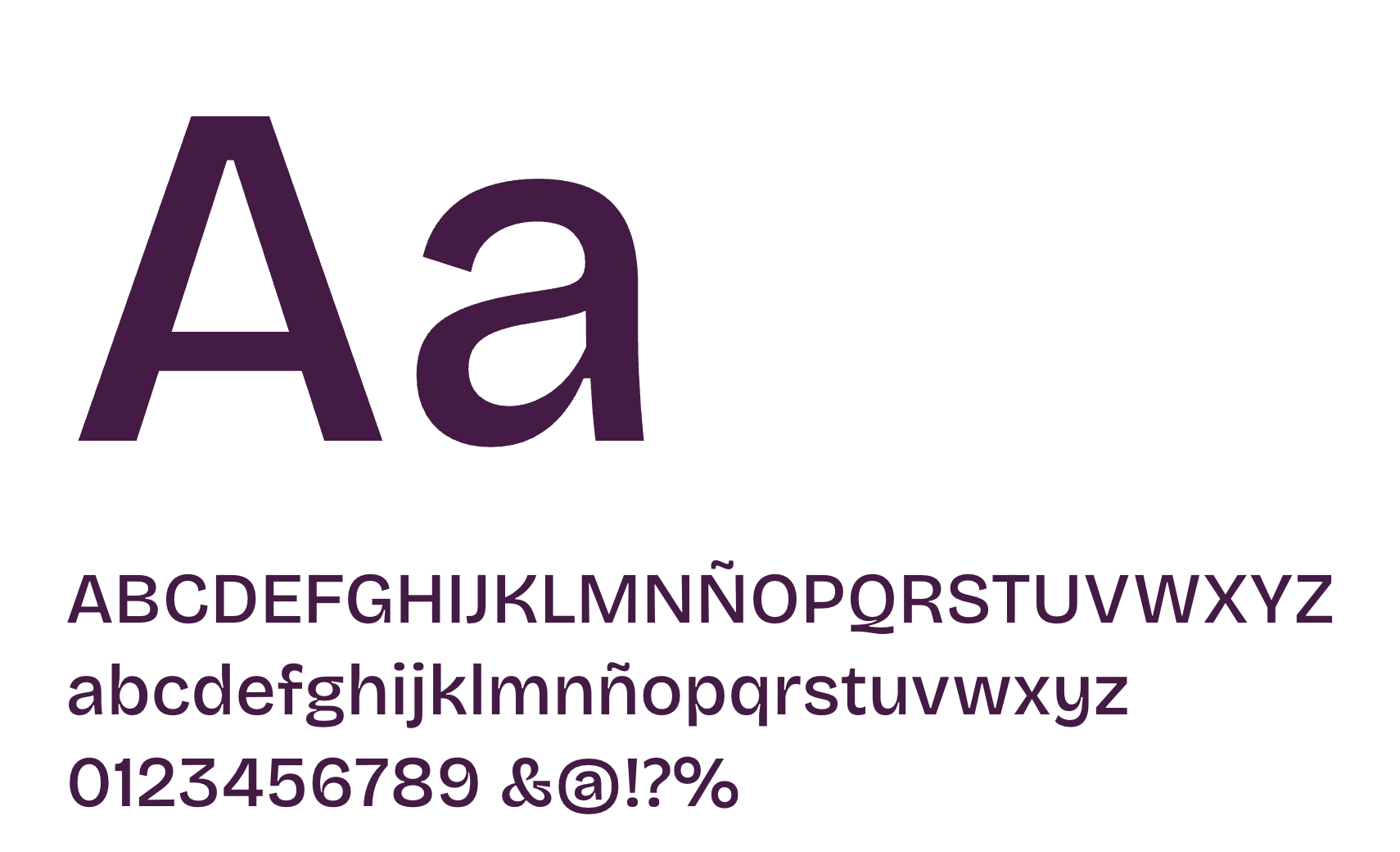 Bricolage Grotesque specimen