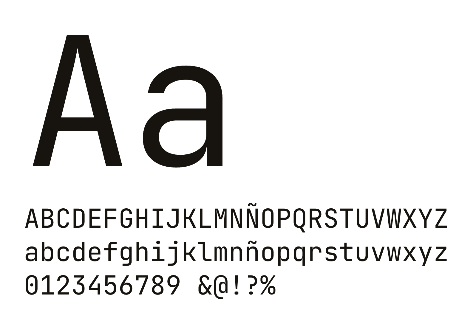JetBrains Mono specimen