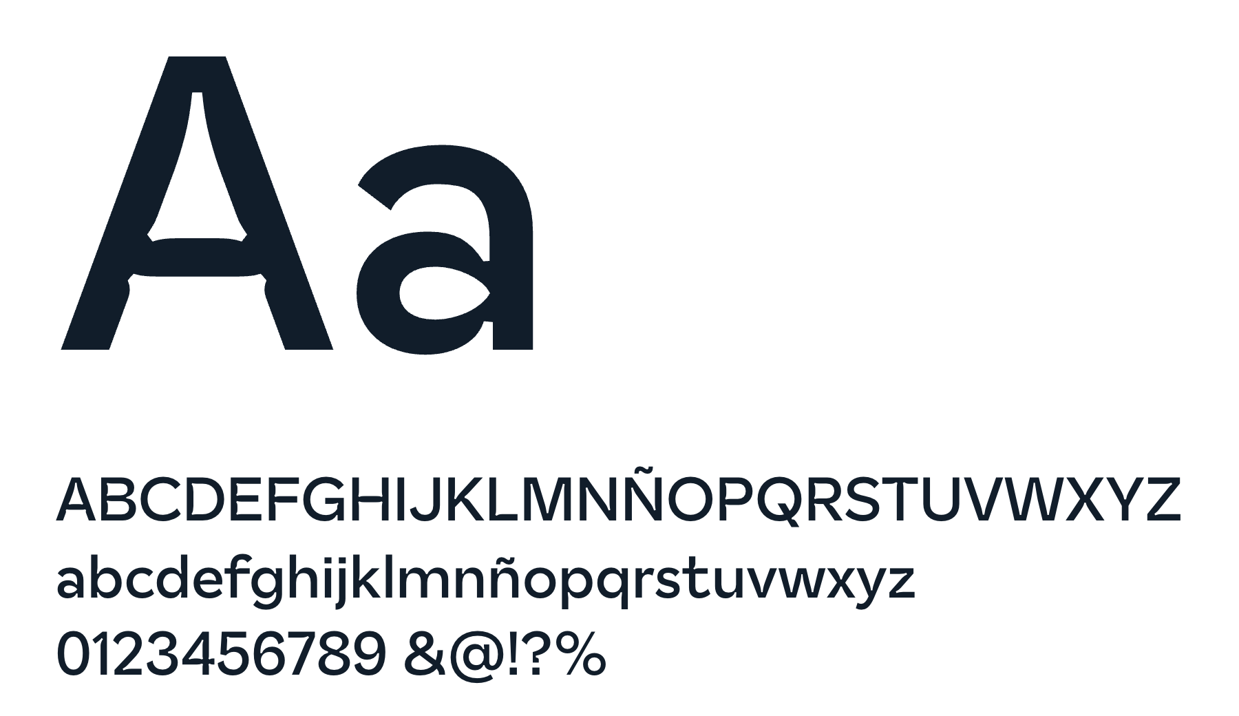 Politetype specimen