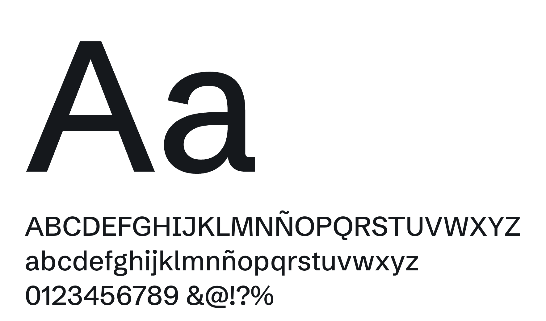Schibsted Grotesk specimen